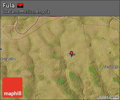 Satellite 3D Map of Fula
