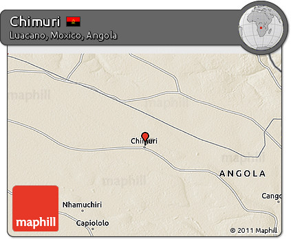 Shaded Relief 3D Map of Chimuri