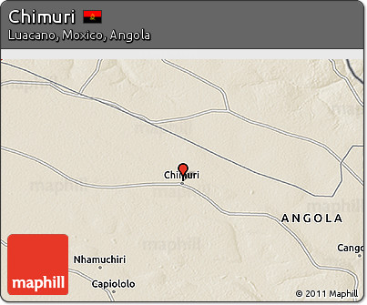 Shaded Relief 3D Map of Chimuri
