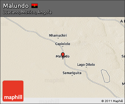 Shaded Relief 3D Map of Malundo