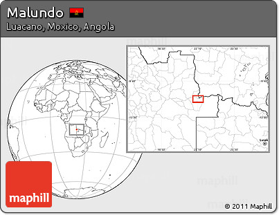 Blank Location Map of Malundo