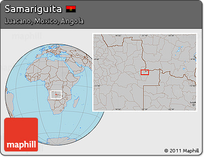 Gray Location Map of Samariguita