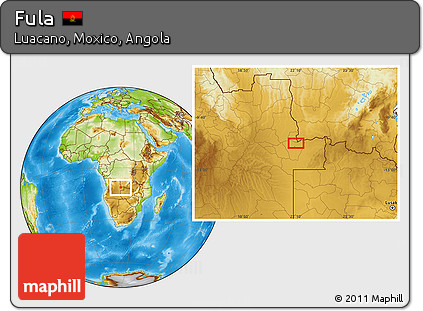 Physical Location Map of Fula