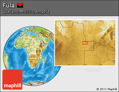 Physical Location Map of Fula