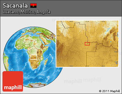 Physical Location Map of Sacanala
