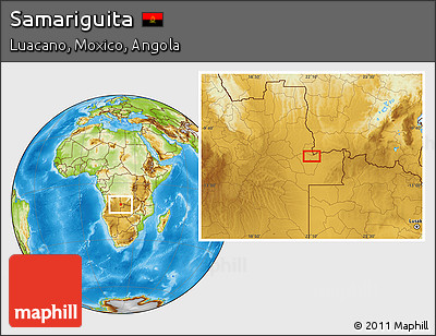 Physical Location Map of Samariguita