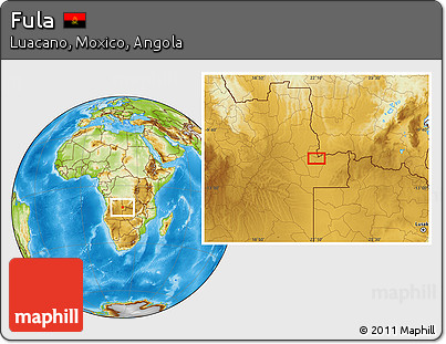 Physical Location Map of Fula