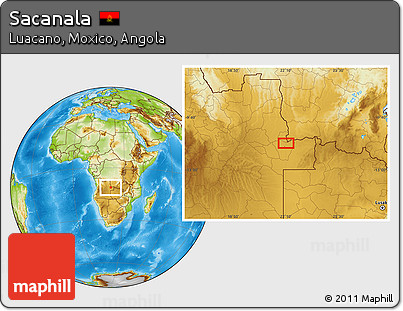 Physical Location Map of Sacanala