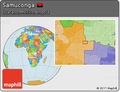 Political Location Map of Samuconga