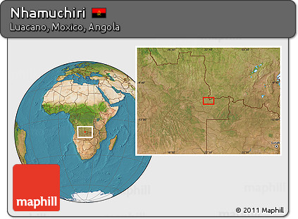Satellite Location Map of Nhamuchiri