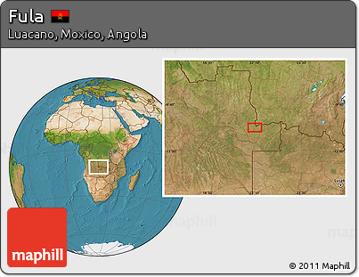 Satellite Location Map of Fula