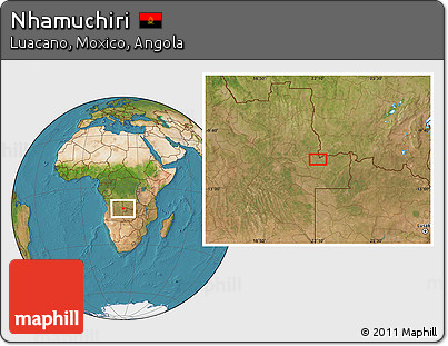 Satellite Location Map of Nhamuchiri