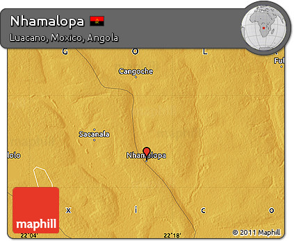 Physical Map of Nhamalopa