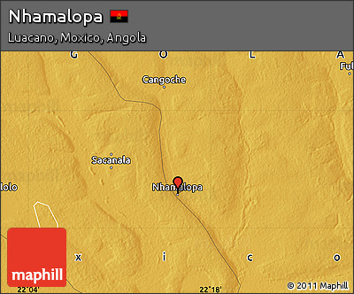 Physical Map of Nhamalopa