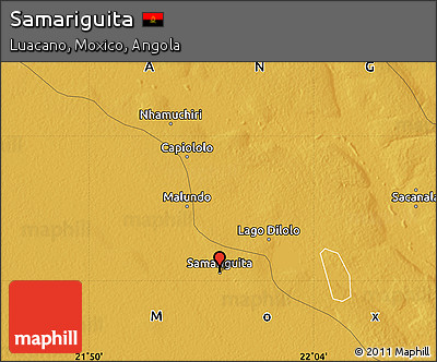 Physical Map of Samariguita