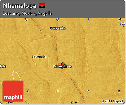 Physical Map of Nhamalopa