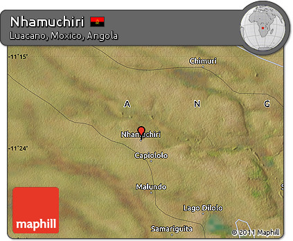 Satellite Map of Nhamuchiri