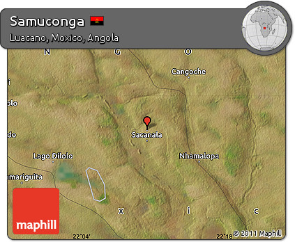 Satellite Map of Samuconga