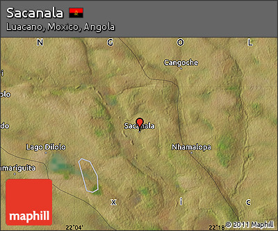 Satellite Map of Sacanala