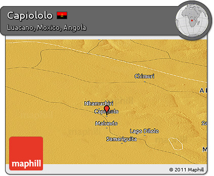 Physical Panoramic Map of Capiololo