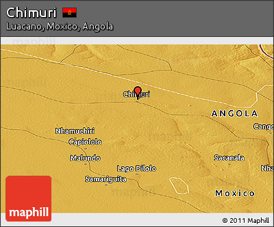 Physical Panoramic Map of Chimuri