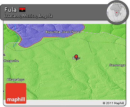Political Panoramic Map of Fula