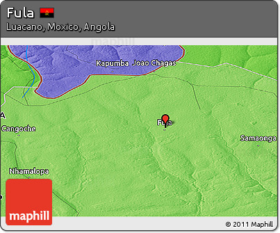 Political Panoramic Map of Fula
