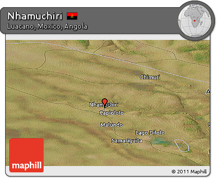 Satellite Panoramic Map of Nhamuchiri
