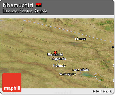 Satellite Panoramic Map of Nhamuchiri
