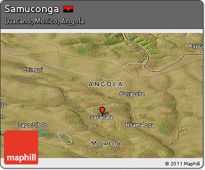 Satellite Panoramic Map of Samuconga