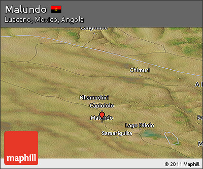 Satellite Panoramic Map of Malundo