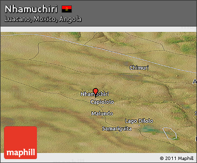 Satellite Panoramic Map of Nhamuchiri