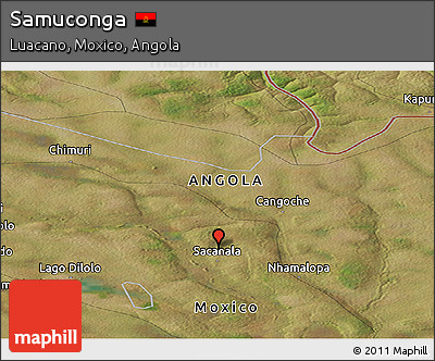 Satellite Panoramic Map of Samuconga