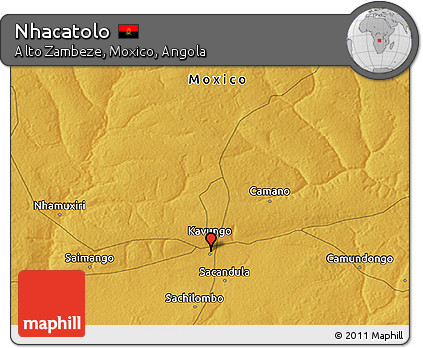 Physical 3D Map of Nhacatolo