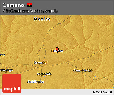 Physical 3D Map of Camano