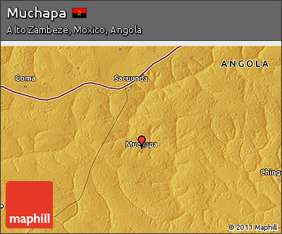 Physical 3D Map of Muchapa