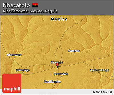 Physical 3D Map of Nhacatolo
