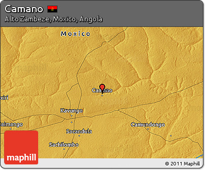 Physical 3D Map of Camano