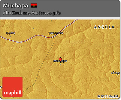 Physical 3D Map of Muchapa
