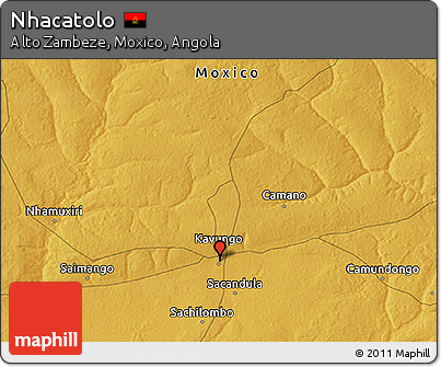 Physical 3D Map of Nhacatolo
