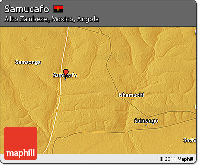 Physical 3D Map of Samucafo