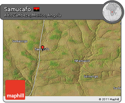 Satellite 3D Map of Samucafo