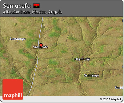 Satellite 3D Map of Samucafo