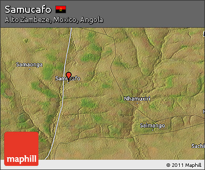 Satellite 3D Map of Samucafo