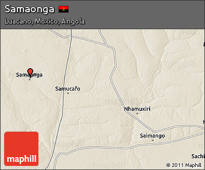 Shaded Relief 3D Map of Samaonga