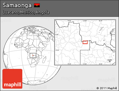 Blank Location Map of Samaonga