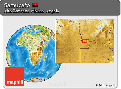 Physical Location Map of Samucafo