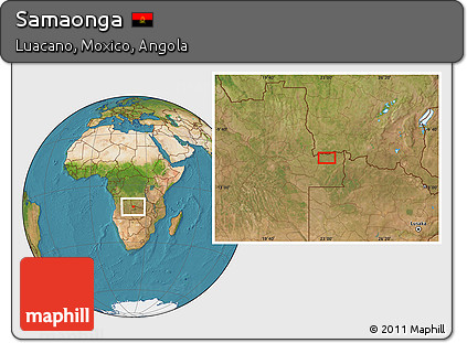 Satellite Location Map of Samaonga