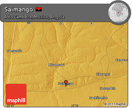 Physical Map of Saimango