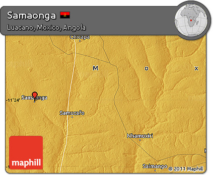 Physical Map of Samaonga